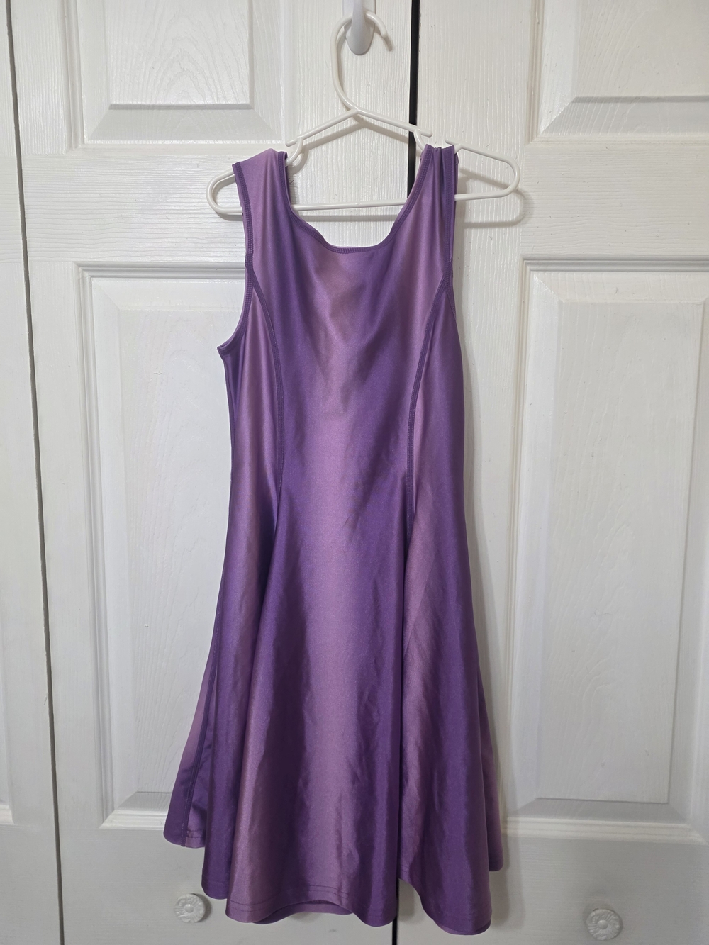 MLB Purple Tank Skater Dress with Multicolor TB Logo - Picture 2 of 9